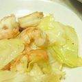 こぼ太's cooksnap of when they made エビとキャベツのアンチョビ炒め☆.