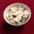 ももりり1414's cooksnap of when they made 懐かしい＊給食風わかめご飯.