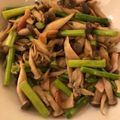 yuuc5's cooksnap of when they made 簡単一品☆アスパラベーコンキノコ炒め☆.