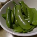 じゅんともた's cooksnap of when they made 絶品☆スナップエンドウの茹で方.