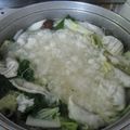 orange_boo's cooksnap of when they made 鯖缶で☆ダシ要らず海鮮みぞれ鍋☆雪見鍋.