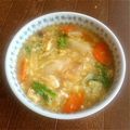 ＊みぃ子＊'s cooksnap of when they made 体ポカポカ★餅入りおろしスープ.