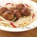 矢切のねぎちゃん's cooksnap of when they made 我が家の肉団子甘酢あん.