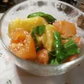 反省堂書店（のぐち）'s cooksnap of when they made トマトとじゃが芋のイタリアンサラダ.