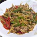 今りー's cooksnap of when they made 青椒肉絲 簡単ﾚｼﾋﾟ.