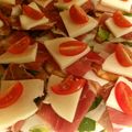 さくら11's cooksnap of when they made おつまみ✿トマトとバジルのクラッカー乗せ.