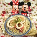 みなみんくっきんぐ's cooksnap of when they made ボイルイカの簡単パスタ+たらこマヨネーズ.