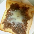 まんごー☆'s cooksnap of when they made つぶあん練乳であま～いトースト.