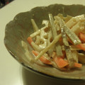 mihokid's cooksnap of when they made 蓮根とごぼうと人参のサラダ.