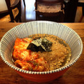pokopeach's cooksnap of when they made 冷凍焼きおにぎりで★キムチのお茶漬け.