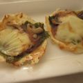 miyuki12's cooksnap of when they made お酒に合う！！塩辛・餃子の皮ピザ☆.