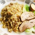 皿田きのこりん's cooksnap of when they made 余った角煮で☆おいしい簡単チャーハン.