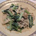 さよまさ's cooksnap of when they made 鶏むねと小松菜のこってり味噌マヨ炒め♪.