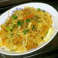 HALYUZ's cooksnap of when they made こてっちゃんでモツ焼きそば.