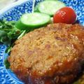 温人ママ's cooksnap of when they made お弁当用ハンバーグ.
