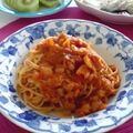 natoline's cooksnap of when they made 本格☆カニトマトクリームパスタ.