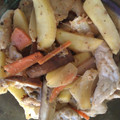 tomoka0314's cooksnap of when they made さつま芋と茄子で☆秋の豚肉生姜焼き.