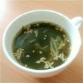 choco-110's cooksnap of when they made ■糖質制限■もやしわかめスープ簡単ランチ.