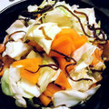 新妻BECHI's cooksnap of when they made 柿とキャベツの塩こぶ和え.