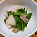 asks's cooksnap of when they made カブと小松菜の炒め物.