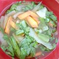 ライフ☆'s cooksnap of when they made [簡単]水菜の和風生姜スープ.