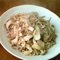 minipochi's cooksnap of when they made きのこたっぷりバター醤油やきそば（蕎麦）.