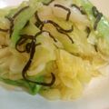 ☆えいみぃ☆'s cooksnap of when they made キャベツの消費に☆キャベツの塩こんぶあえ.