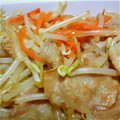 miremo's cooksnap of when they made 豚バラともやしの蒸し焼き.