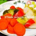 ruruchirin's cooksnap of when they made 野菜いっぱい食べられる♪蒸し野菜.