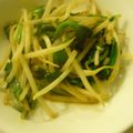 しろくまりん's cooksnap of when they made 冷めてもおいしいニラもやし炒め.