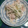 のちろび☆'s cooksnap of when they made 大根と鳥ハムの簡単からしマヨネーズサラダ.