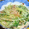 ののﾁｬﾏ's cooksnap of when they made 水菜のからしマヨ醤油和え.
