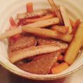 きょらこ's cooksnap of when they made ごぼうとこんにゃく☆甘辛炒め.