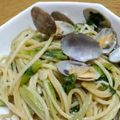 リリリィ16's cooksnap of when they made カブとあさりのパスタ.