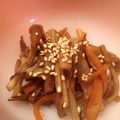 nososon's cooksnap of when they made ご飯が進む＊舞茸入りきんぴらごぼう.
