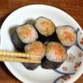 meff's cooksnap of when they made 韓国海苔巻き風＊サーモンきゅうり巻き＊.