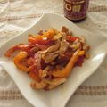 miyuki12's cooksnap of when they made ＸＯ醤で蒸し鶏とカラーピーマンの中華和え.