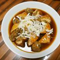 Coo1215's cooksnap of when they made 簡単♪厚揚げの挽き肉はさみ煮.