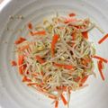 こぶ99's cooksnap of when they made レンジで楽チン♪もやしと人参のナムル.