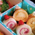 ぱぱんすきー's cooksnap of when they made ロールサンドでロールケーキ？！キャラ弁♪.