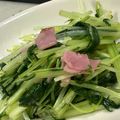 なーなちゃん's cooksnap of when they made しゃきしゃき水菜のガーリックベーコン炒め.
