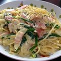 ＊aaachan＊'s cooksnap of when they made ほうれん草のチーズクリームパスタ.