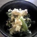 真弥家's cooksnap of when they made 菜花のたまごサラダ.