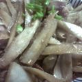 0580's cooksnap of when they made ビールがすすむ！＜味噌親鶏ごぼう＞.