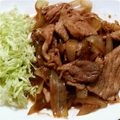 ＊ＫＹＯ＊'s cooksnap of when they made 我が家のしょうが焼き(^^).