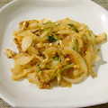 ヌーシ's cooksnap of when they made 三つ葉と玉ねぎのイカの塩辛入り卵とじ.