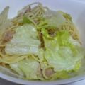 いっすん's cooksnap of when they made ツナとレタスの柚子胡椒パスタ.