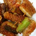 uzurin's cooksnap of when they made お弁当とおつまみ☆豚肉のねぎま風.
