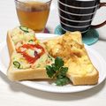 ぱふ♪'s cooksnap of when they made 子供の大好きなポテサラトースト.