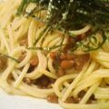 ＡＫＫＡ's cooksnap of when they made ***柚子胡椒と納豆のパスタ***.